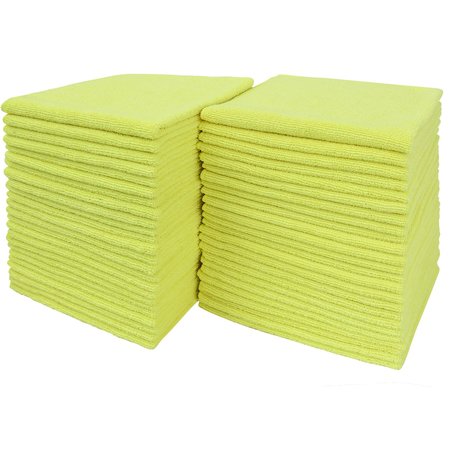 Dri By Tricol Clean Multi-Purpose Cloth,  Yellow, 300 GSM, 16 x 16 in, 48 PK  01-30-01-00-91-30